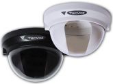 Mini Dome Anti-Vandalismo Branca/ Preto